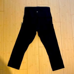 Lululemon black leggings size 8